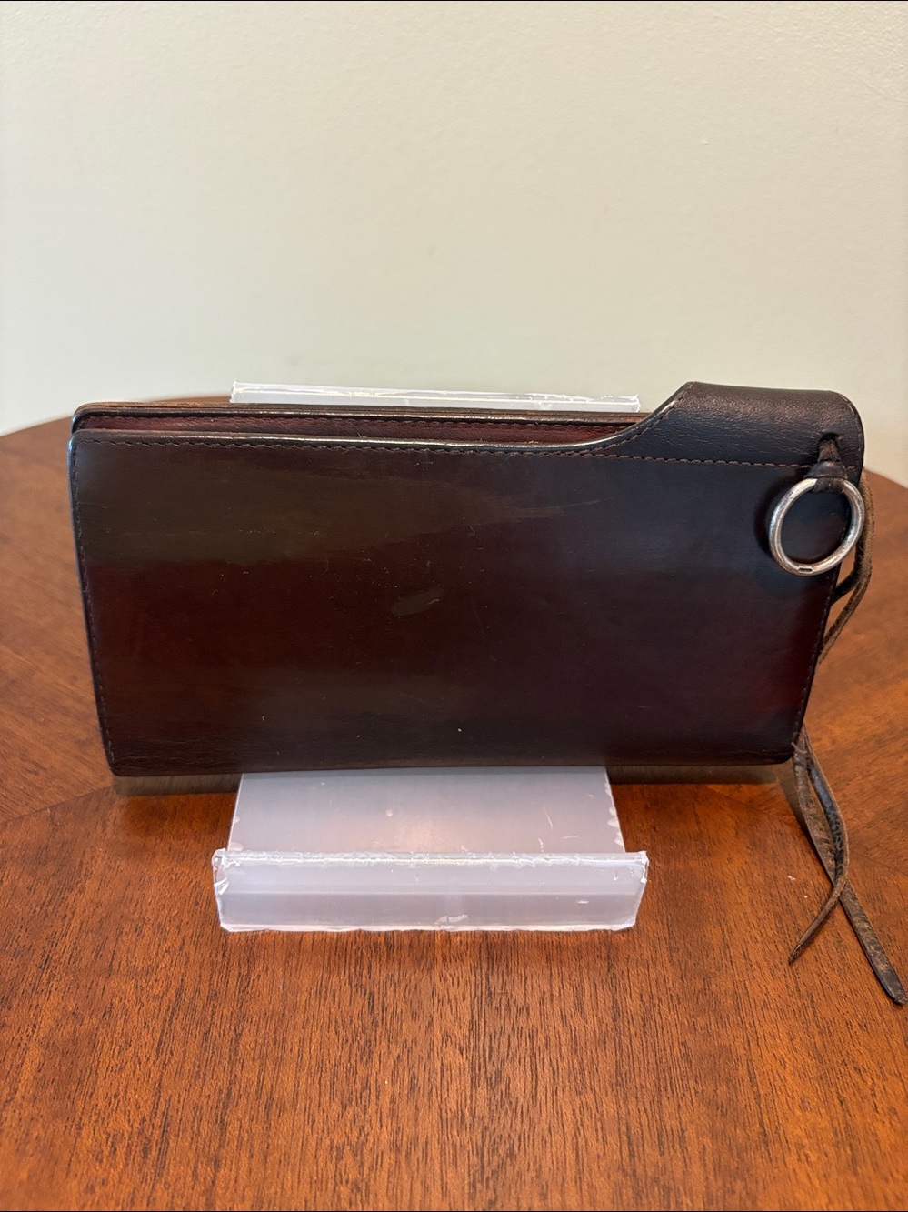 Porter  men’s Brown thick leather wallet  heavy duty holds coins bills
Cards/Tie - Picture 6 of 12